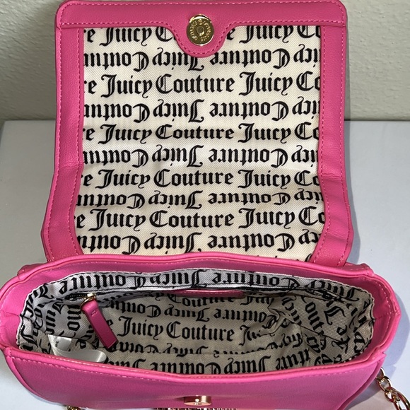 Juicy Couture Pink love Flap Crossbody Bag - Picture 8 of 13